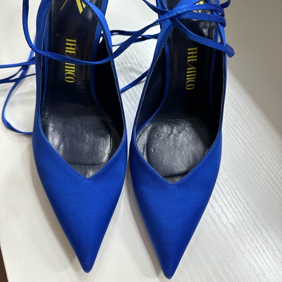 THE ATTICO blue heels shoes 7.5 - Picture 7 of 8
